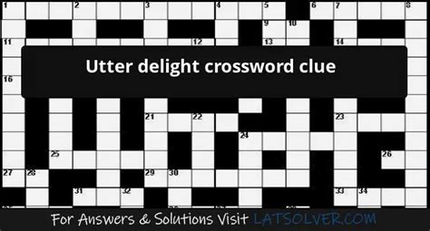 utter crossword clue